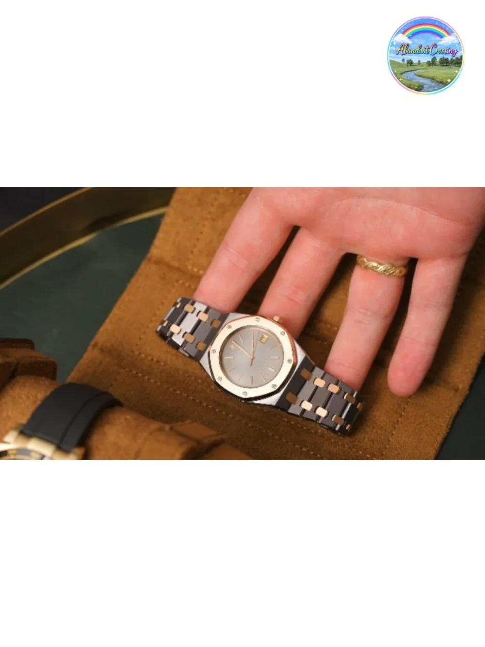 Leather Watch Roll Travel Case for 3 Watches, Genuine Leather, Velvet Interior,